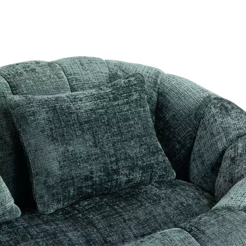 Fauteuil poire dossier haut TUYOHW, canapé de sol durable pour un soutien complet du corps, fauteuil paresseux confortable pour adultes et enfants dans le salon