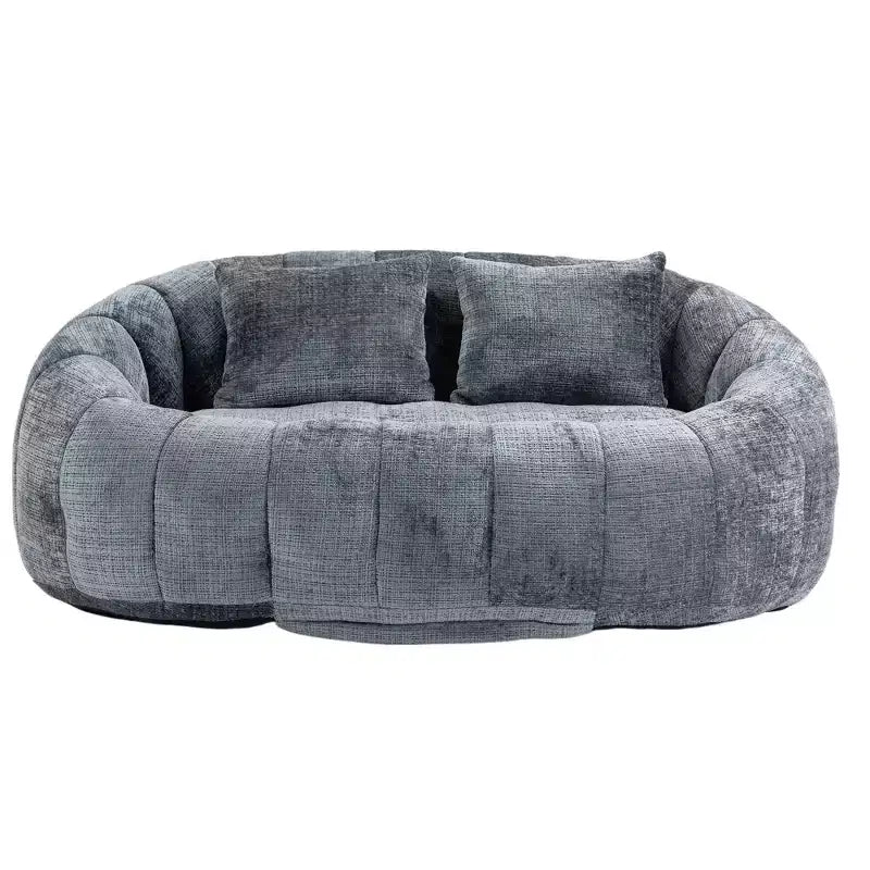 Fauteuil poire dossier haut TUYOHW, canapé de sol durable pour un soutien complet du corps, fauteuil paresseux confortable pour adultes et enfants dans le salon
