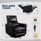 Fauteuil inclinable à bascule pivotant pour chambre de bébé, planeur inclinable, canapé profond avec dossier haut