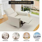 Fauteuil inclinable à bascule pivotant pour chambre de bébé, planeur inclinable, canapé profond avec dossier haut