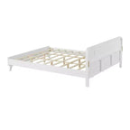 Cadre de lit Queen/King Size, Lit plateforme en bois de pin avec tête de lit, Sommier tapissier non requis - ModernLuxe