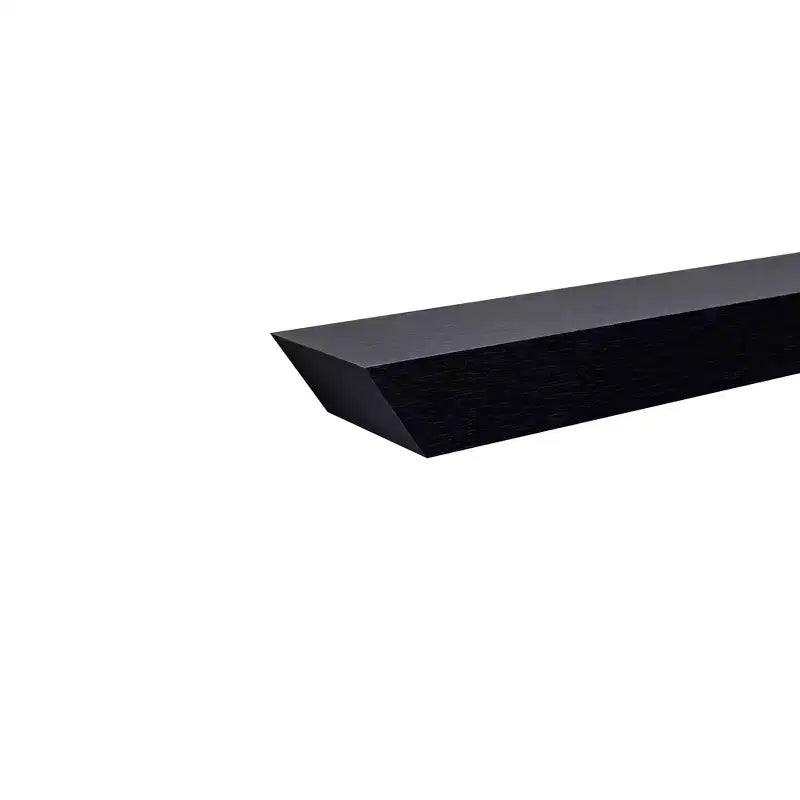 Étagère flottante noire 18.11 C avec support invisible pour montage mural en bois, parfaite pour la décoration de salle de bain/chambre/cuisine ou pour exposer des livres/plantes, facile à installer.