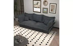 MAYEERTY 90.55 Canapé moderne rembourré confortable Cloud Couch, Canapés à assise profonde avec plusieurs grands coussins de canapé gris