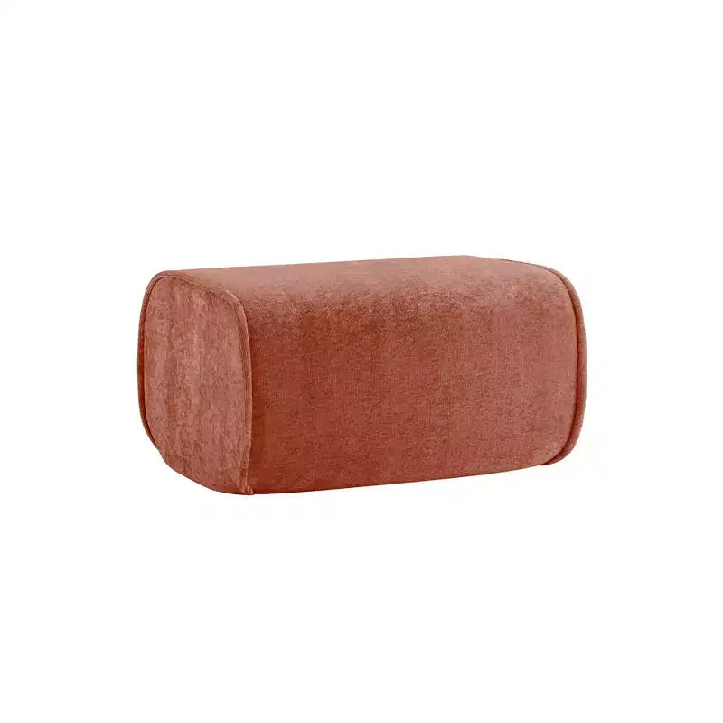 TUYOHW Pouf modulaire moderne 30L avec mousse haute résilience, repose-pieds ottoman en velours de luxe pour salon et chambre à coucher