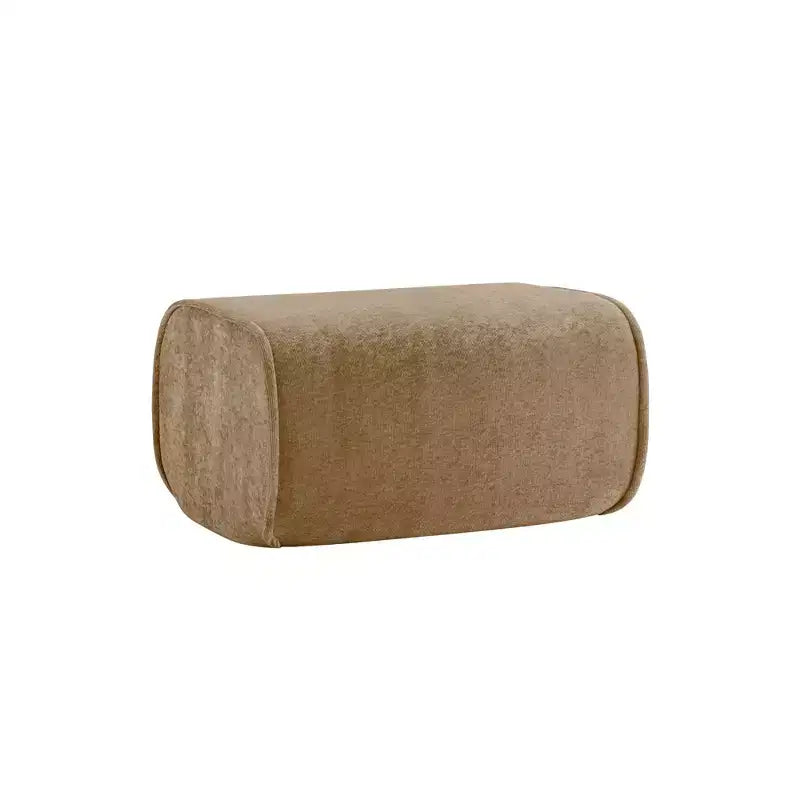 TUYOHW Pouf modulaire moderne 30L avec mousse haute résilience, repose-pieds ottoman en velours de luxe pour salon et chambre à coucher