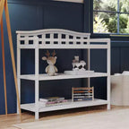 Table à langer pour bébé Child Craft Arch Top, avec matelas résistant à l'eau et sangle de sécurité, kit anti-basculement inclus pour éviter les chutes, finition sécuritaire pour bébé