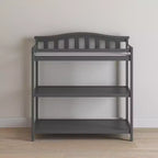 Table à langer pour bébé Child Craft Arch Top, avec matelas résistant à l'eau et sangle de sécurité, kit anti-basculement inclus pour éviter les chutes, finition sécuritaire pour bébé