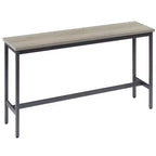 Ensemble de salle à manger industriel 4 pièces avec 3 tabourets de comptoir rembourrés, table de bar de cuisine ou de maison peu encombrante - Panipeachy