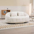 Canapé Pouf Grand Dossier Okak,Pouf Fauteuil de Relaxation 2 Places de 150 cm avec Garnissage en Mousse à Mémoire de Forme,Canapé Confortable pour Salon Chambre