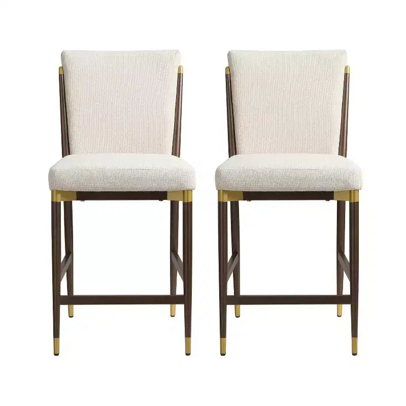 Christopher Knight Home Teresa Tabourets de comptoir modernes rembourrés (Lot de 2)