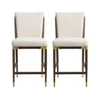 Christopher Knight Home Teresa Tabourets de comptoir modernes rembourrés (Lot de 2)