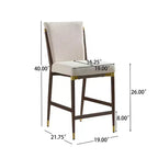 Christopher Knight Home Teresa Tabourets de comptoir modernes rembourrés (Lot de 2)