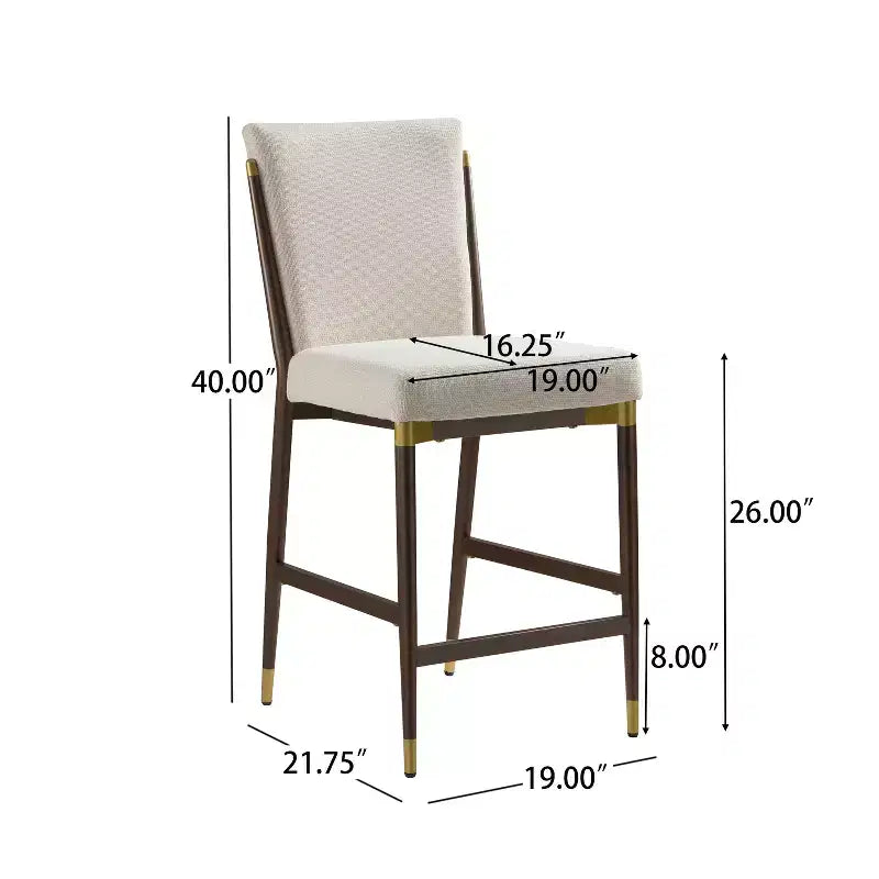 Christopher Knight Home Teresa Tabourets de comptoir modernes rembourrés (Lot de 2)