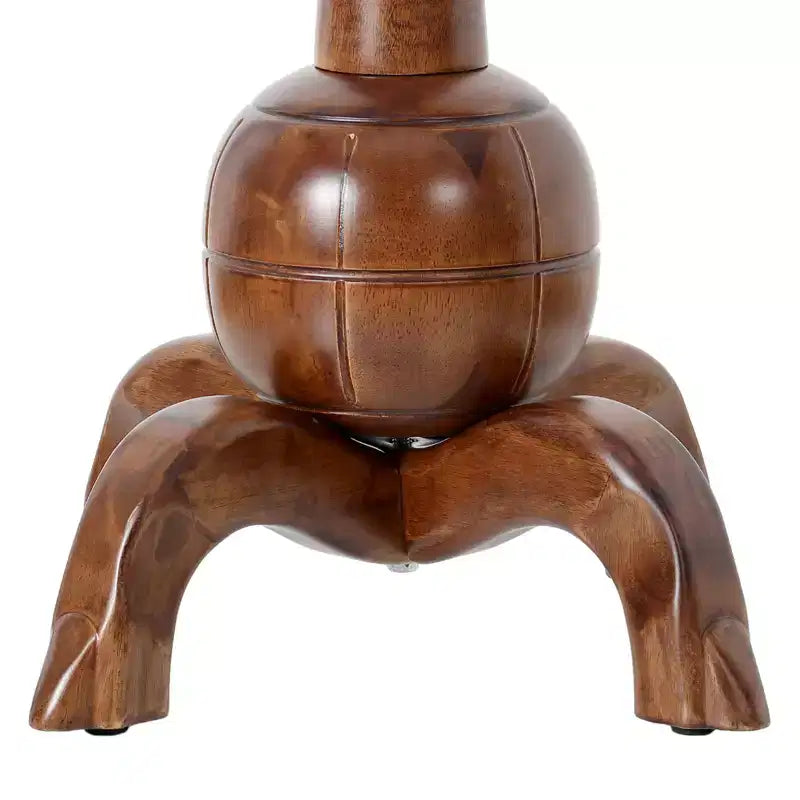 Bekrvio Porte-Manteau sur Pied en Bois Massif, Support à Vêtements avec 8 Crochets en Forme de Branches d'Arbre, Base Sphérique Stable, 72,5 kg
