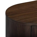 Buffet moderne avec tiroirs, portes à ouverture par pression et rangement Teamson Home Seneca
