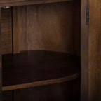 Buffet moderne avec tiroirs, portes à ouverture par pression et rangement Teamson Home Seneca