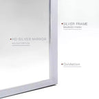 Miroir mural arqué contemporain 36 x 24, miroir de salle de bain en forme d'arche avec cadre en alliage d'aluminium - Panipeachy