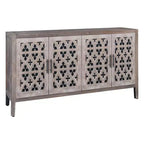 Buffet Bahut Meuble de Rangement de Cuisine, Meuble TV avec Étagère Réglable, Armoire de Rangement pour Cuisine Salle à Manger
