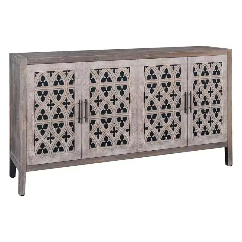 Buffet Bahut Meuble de Rangement de Cuisine, Meuble TV avec Étagère Réglable, Armoire de Rangement pour Cuisine Salle à Manger