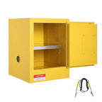 Armoire de sécurité jaune Acekool de 15 litres pour produits inflammables