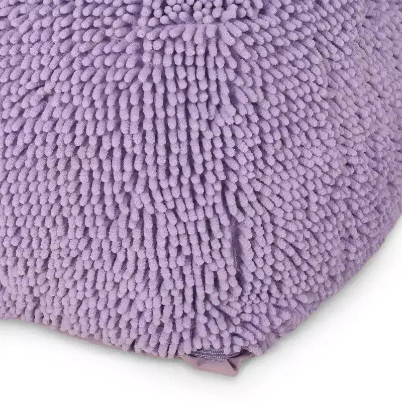 TUYOHW Pouf carré moderne avec revêtement en chenille colorée, pouf spongieux avec texture confortable, marchepied moelleux pour salon, chambre