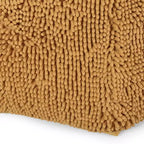 TUYOHW Pouf carré moderne avec revêtement en chenille colorée, pouf spongieux avec texture confortable, marchepied moelleux pour salon, chambre