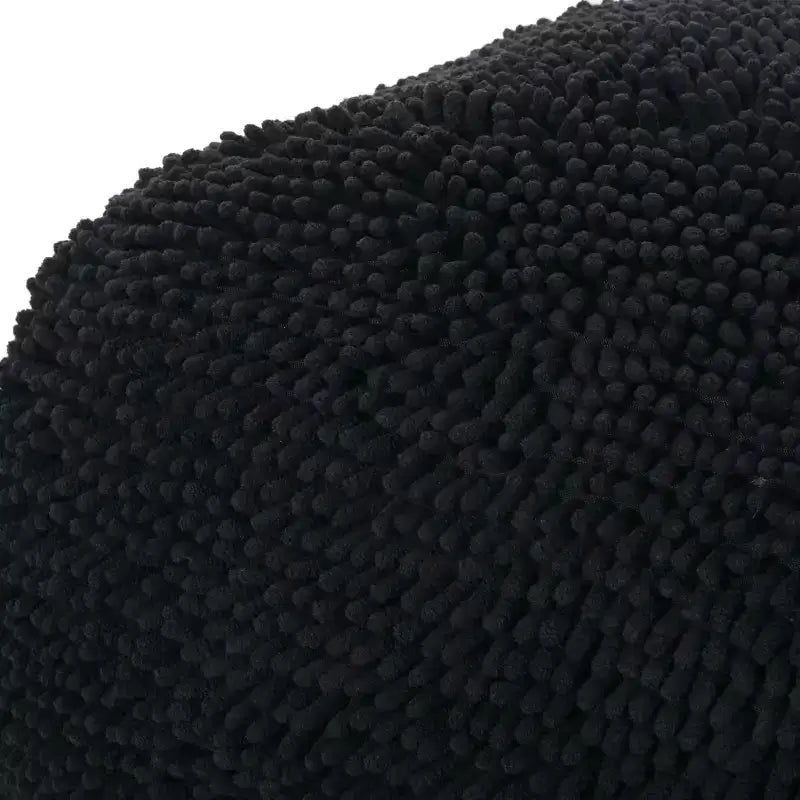 TUYOHW Pouf carré moderne avec revêtement en chenille colorée, pouf spongieux avec texture confortable, marchepied moelleux pour salon, chambre