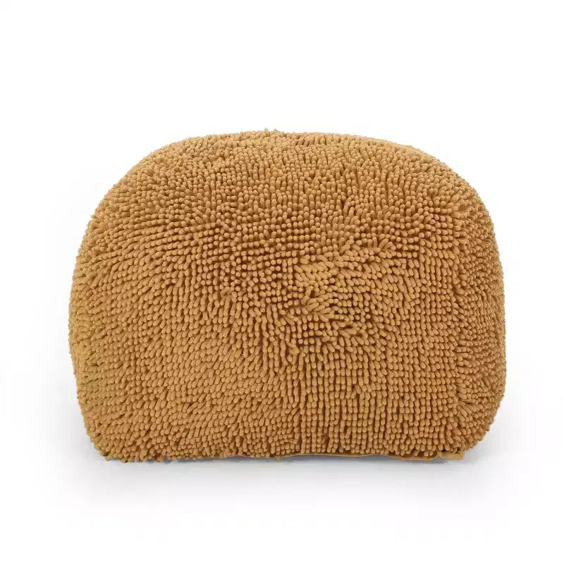 TUYOHW Pouf carré moderne avec revêtement en chenille colorée, pouf spongieux avec texture confortable, marchepied moelleux pour salon, chambre