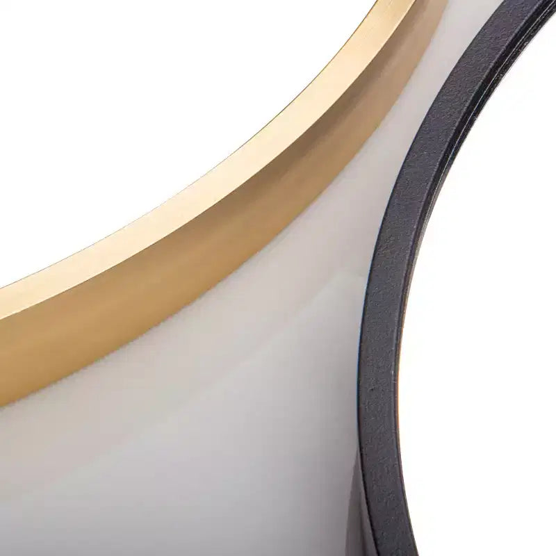 Miroir Rond Mural avec Cadre en Aluminium Brossé Grand Miroir Circulaire pour Mur, Miroir de Salle de Bain Circulaire - Panipeachy
