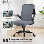 Chaise de Bureau Ergonomique KERDOM, Soutien Lombaire Réglable, Tissu en Maille Respirant, Durable et Fiable