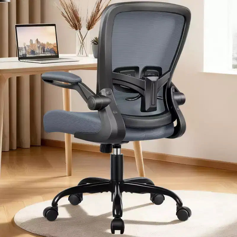 Chaise de Bureau Ergonomique KERDOM, Soutien Lombaire Réglable, Tissu en Maille Respirant, Durable et Fiable