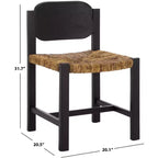 Chaise de salle à manger Aristedes - DCH1212 - Banane Naturelle/Noire - Safavieh