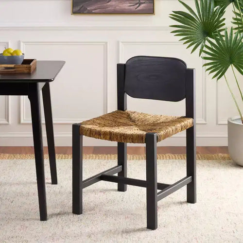 Chaise de salle à manger Aristedes - DCH1212 - Banane Naturelle/Noire - Safavieh
