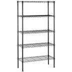 JIONJOY Heavy Duty Metal Wire Shelves - 200lbs/Shelf Adjustable Storage for Kitchen Garage Bathroom