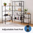 Étagères métalliques robustes JIONJOY - Rangement réglable de 90 kg par étagère pour cuisine, garage, salle de bain