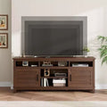 Farmhouse TV Stand 70.9 - Adjustable Shelves, Cabinet Doors - Entertainment Center for Living Room/Bedroom