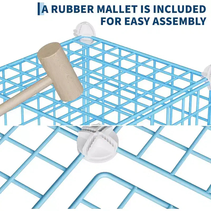 Étagère de rangement en fil métallique, Rangement modulable à 12 cubes pour placard, Unités d'étagères modulaires, Étagères de rangement pour chambre, bureau, salon