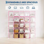 Étagère de rangement en fil métallique, Rangement modulable à 12 cubes pour placard, Unités d'étagères modulaires, Étagères de rangement pour chambre, bureau, salon