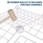 Étagère de rangement en fil métallique, Rangement modulable à 12 cubes pour placard, Unités d'étagères modulaires, Étagères de rangement pour chambre, bureau, salon