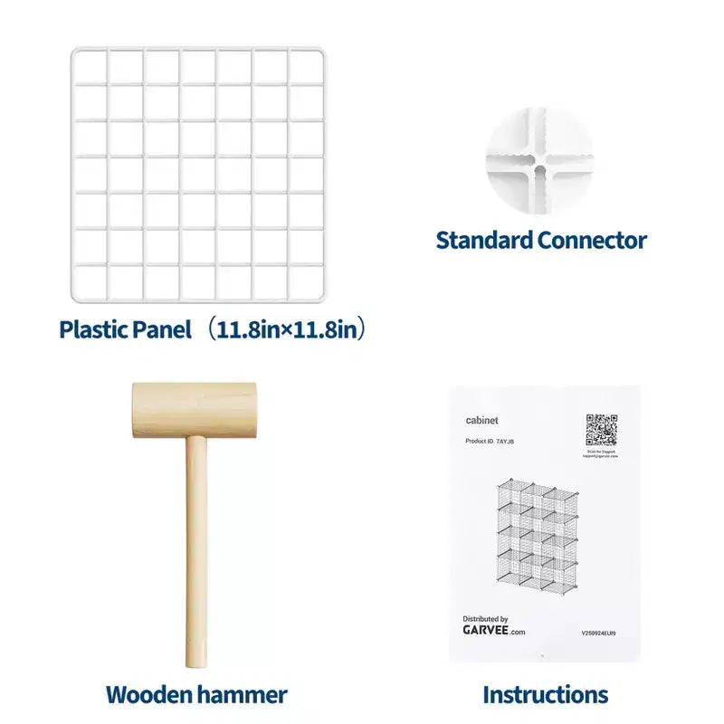 Étagère de rangement en fil métallique, Rangement modulable à 12 cubes pour placard, Unités d'étagères modulaires, Étagères de rangement pour chambre, bureau, salon