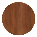 Table basse ovale/ronde, table d'appoint canapé avec plateau cannelé, table de rangement, table de cocktail avec cadre en bois massif - ModernLuxe