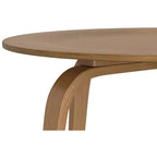 Table basse ronde contemporaine Willie de 34 po de largeur