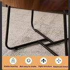 Lot de 2 petites tables basses gigognes rondes, tables d'appoint modernes du milieu du siècle, tables basses circulaires pour salon, chambre et bureau