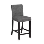 sumyeg Ensemble de 5 pièces de table haute de comptoir avec 4 chaises pour cuisine ou salle à manger