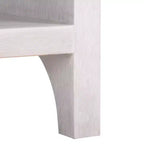 Table de chevet Birkin à 1 tiroir et 1 étagère - NST6613 - Blanc délavé - Safavieh