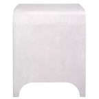 Table de chevet Birkin à 1 tiroir et 1 étagère - NST6613 - Blanc délavé - Safavieh
