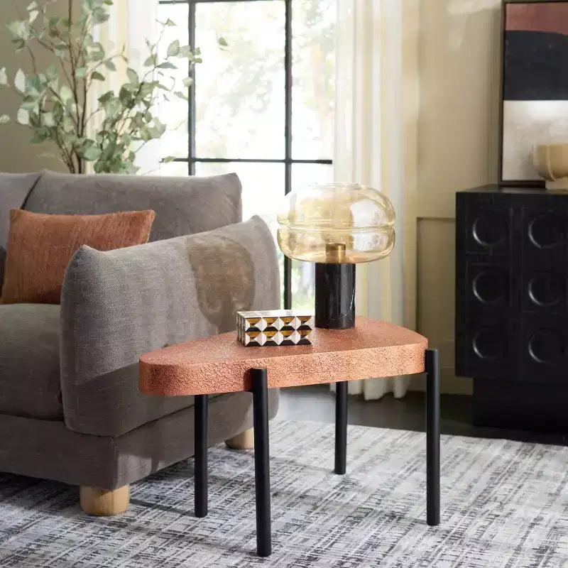 Table d'appoint Sado - ACC3241 - Marron/Noir - Safavieh