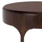 Table d'appoint ronde Lobone - ACC3265 - Marron foncé - Safavieh