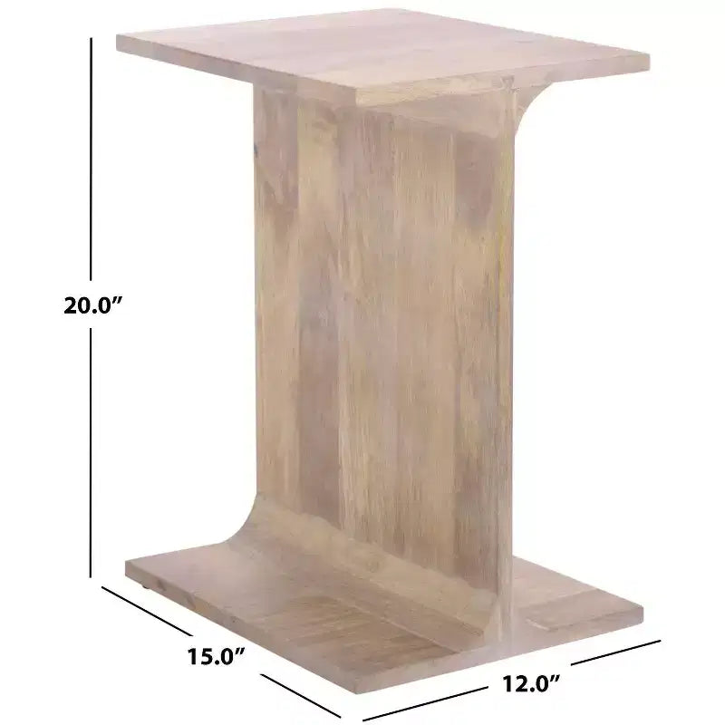 Table d'appoint Wilfredo - ACC3261 - Finition blanchie - Safavieh