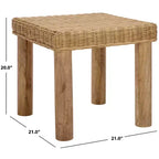 Table d'appoint Shazza Weaved - ACC6510 - Naturel - Safavieh